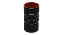 Thumbnail for Vibrant 4 Ply Aramid Hump Hose w/3 SS Rings 5in ID x 6in Length - Black