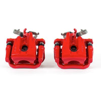 Thumbnail for Power Stop 2016 Scion iM Rear Red Calipers w/Brackets - Pair