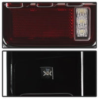 Thumbnail for Spyder 07-16 Jeep Wrangler Version 2 Light Bar LED Tail Lights - Red Clear (ALT-YD-JWA07V2-LBLED-RC)