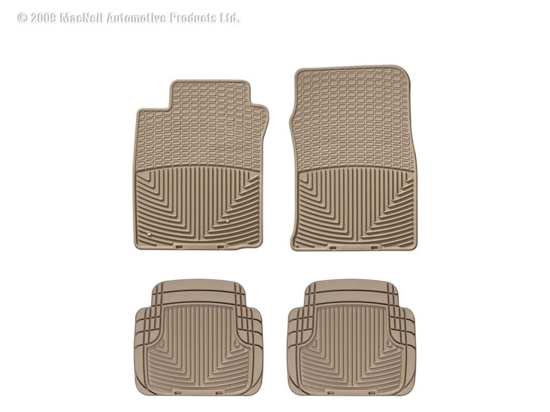 WT Rubber Mats - Front - Tan