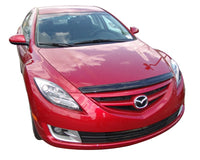 Thumbnail for AVS 09-12 Mazda 6 Carflector Low Profile Hood Shield - Smoke