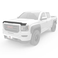 Thumbnail for EGR 14+ GMC Sierra Superguard Hood Shield - Matte (301585)