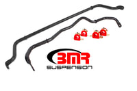 Thumbnail for BMR 16-20 6th Gen Camaro Front & Rear Sway Bar Kit w/ Bushings - Black Hammertone