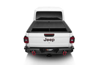 Thumbnail for Rugged Ridge 20-22 Jeep Gladiator w/Trail Rail Sys Armis Tonneau Cover w/Max Track - Tex. Blk