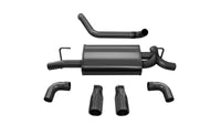 Thumbnail for Corsa 2018-2024 Jeep Wrangler JL 2.5in Dual Rear Exit Black Tips Sport Axle-Back Exhaust