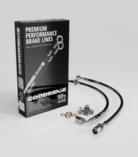 Thumbnail for Goodridge 07-12 BMW 328i Stainless Steel Front Brake Lines