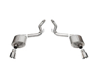 Thumbnail for Corsa 2024 Ford Mustang GT Touring Axle-Back Dual Rear Exit with 4.5in Pro Series Polished Tips