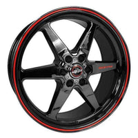 Thumbnail for Race Star 93 Truck Star 20x9.00 6x5.50bc 5.92bs Direct Drill Dark Star Gloss Black Wheel