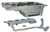 Thumbnail for Moroso GM LS/93-02 F-Body (w/-10An Fitting) Deep Drag Race Baffled Wet Sump 6qt 9in Aluminum Oil Pan