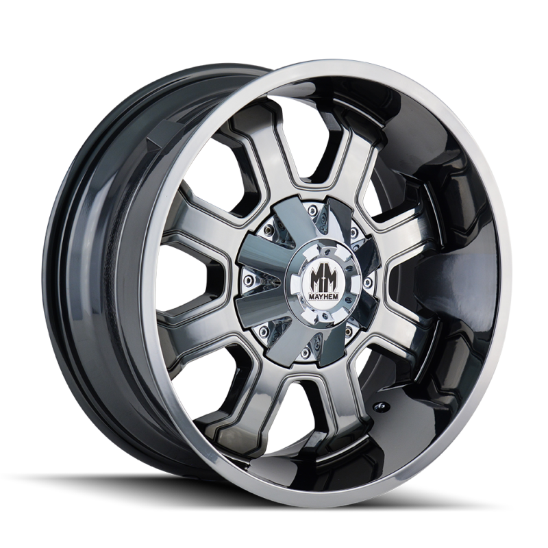 Mayhem 8103 Fierce 20x10 / 5x127 BP / -19mm Offset / 87mm Hub Chrome Wheel