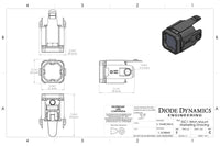 Thumbnail for Diode Dynamics 23-24 Chevrolet Colorado HitchMount LED Pod Reverse Kit C1