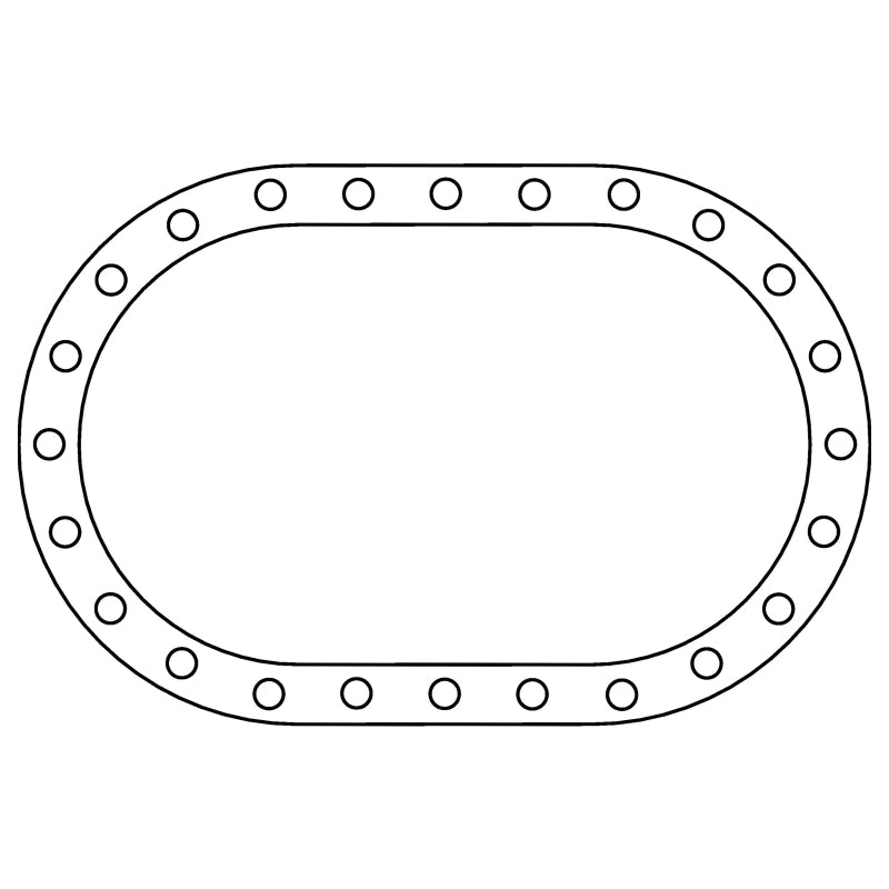 Cometic Fuel Cell .062in Fiber Filler Gasket - 24 Bolt - Oval