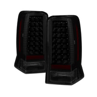 Thumbnail for Xtune Cadillac Escalade 02-06 LED Tail Light Black Smoked ALT-JH-CE02-LED-BSM