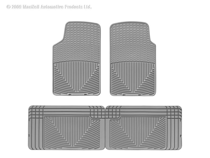 WT Rubber Mats - Rear - Grey