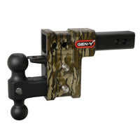 Thumbnail for Gen-Y Mega Duty 2in Shank 5in Drop 1.5K TW 10K Hitch w/GH-031 Dual-Ball - Mossy Oak