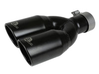 Thumbnail for aFe Rebel Series 2.5in 409 SS Axle-Back Exhaust System Black 07-18 Jeep Wrangler (JK) V6-3.6L/3.8L