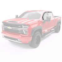 Thumbnail for EGR 2019 Chevy 1500 Crew Cab In-Channel Window Visors - Dark Smoke