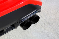 Thumbnail for Remark 2022+ Subaru WRX Carbon Fiber Exhaust Finisher - Gloss Finish