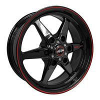 Thumbnail for Race Star 93 Truck Star 17x4.50 6x5.50bc 1.75bs Direct Drill Gloss Black Wheel