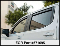 Thumbnail for EGR 2019 Chevy 1500 Crew Cab In-Channel Window Visors - Matte