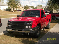 Thumbnail for Spyder Chevy Silverado 1500 03-06 Projector LED Halo LED Amber Reflctr Blk PRO-YD-CS03-AM-BK