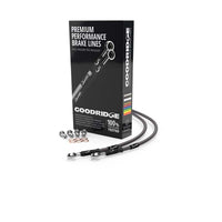 Thumbnail for Goodridge 90-96 Suzuki TS125R Carbon Rear SS Brake Lines