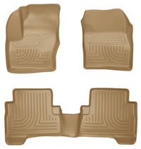 Thumbnail for Husky Liners 2013 Ford Escape WeatherBeater Combo Tan Floor Liners