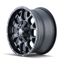 Thumbnail for Mayhem 8015 Warrior 18x9 / 5x114.3 BP / 18mm Offset / 87mm Hub Matte Black Wheel