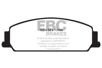 Thumbnail for EBC 08-10 Pontiac G8 3.6 Yellowstuff Front Brake Pads