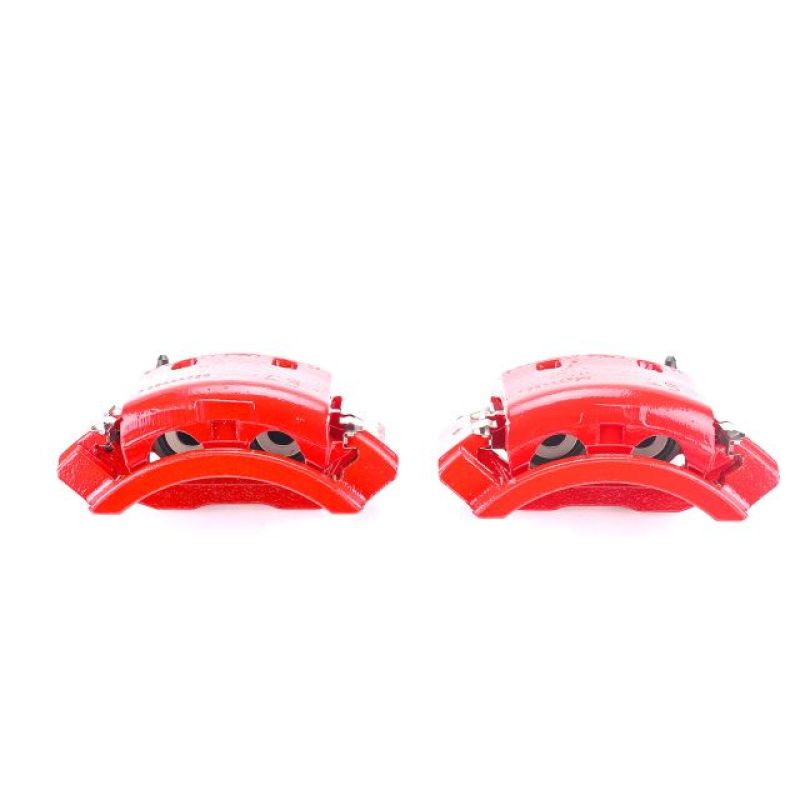 Power Stop 01-02 Dodge Ram 2500 Rear Red Calipers w/Brackets - Pair