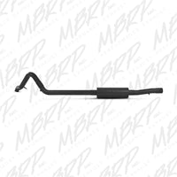 Thumbnail for MBRP 2007-2009 Jeep Wrangler (JK) 3.8L V6 4 dr Off-Road Tail Pipe Muffler before Axle