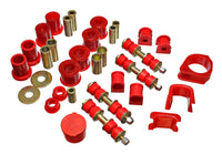 Thumbnail for Energy Suspension 97-01 Ford Escort/ZX2 Red Hyper-flex Master Bushing Set