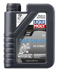 Thumbnail for LIQUI MOLY 1L Motorbike 4T SAE 5W40 HC Street