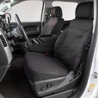 Thumbnail for Covercraft 20-21 Dodge RAM Polycotton SeatSaver Custom Front Row Seat Covers - Charcoal