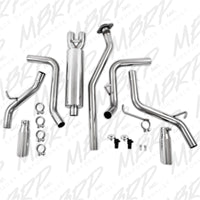 Thumbnail for MBRP 2003-2007 Chev/GMC 1500 Classic 4.8/5.3L EC/CC-SB Cat Back Dual Split Side