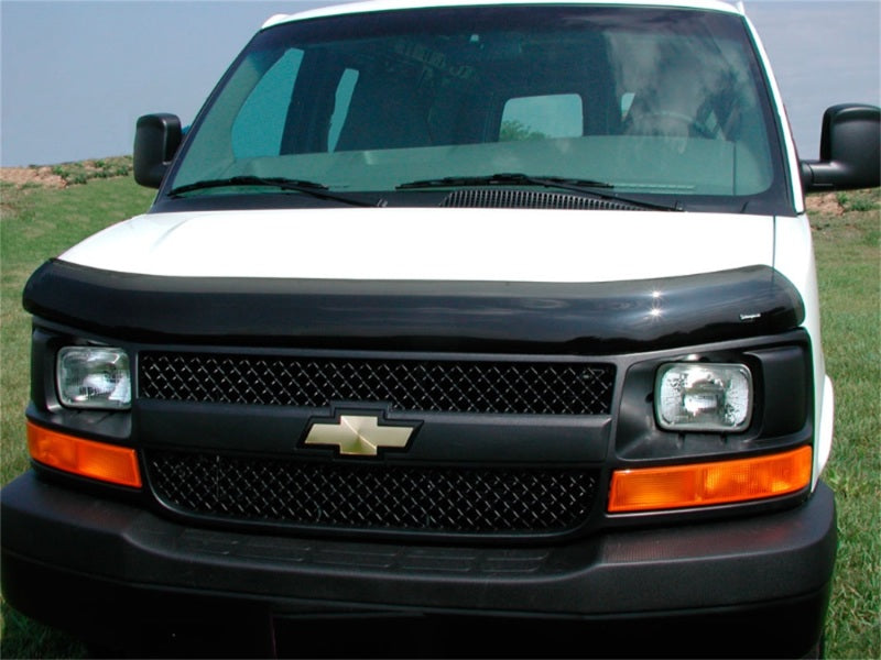 Stampede 2003-2014 Chevy Express 1500 Vigilante Premium Hood Protector - Smoke