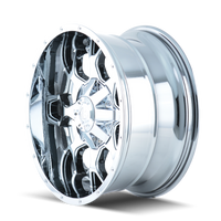 Thumbnail for Mayhem 8015 Warrior 20x9 / 8x180 BP / 0mm Offset / 124.1mm Hub Chrome Wheel