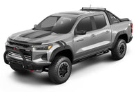 Thumbnail for AVS 23-24 Chevrolet Colorado Aeroskin Low Profile Acrylic Hood Shield - Smoke