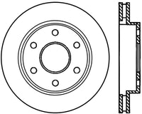 Thumbnail for StopTech 02-06 Cadillac Escalade / Chevrolet Avalanche 1500 Front Right Slotted Cryo Rotor