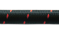 Thumbnail for Vibrant -12 AN Two-Tone Black/Red Nylon Braided Flex Hose (20 foot roll)