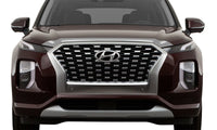 Thumbnail for AVS 20+ Hyundai Palisade Aeroskin Hood Protector - Chrome