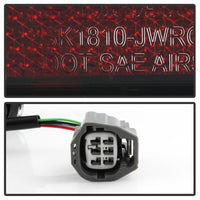 Thumbnail for Spyder 07-16 Jeep Wrangler Version 2 Light Bar LED Tail Lights - Red Clear (ALT-YD-JWA07V2-LBLED-RC)