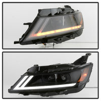 Thumbnail for xTune 14-18 Chevy Impala (Excl Limited) DRL Halogen Proj Headlights - Blk Smk (PRO-JH-CIM15-LB-BSM)