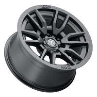 Thumbnail for ICON Vector 6 17x8.5 6x5.5 25mm Offset 5.75in BS 95.1mm Bore Satin Black Wheel