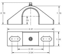 Thumbnail for Hotchkis Style B 3/4in Heavy Duty Billet Sway Bar Bushing Brackets