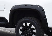 Thumbnail for Bushwacker 20-24 Chevy Silverado 2500 HD Pocket Style Flares 2pc - Black