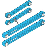 Thumbnail for Camburg Toyota Tundra 2WD/4WD 22-23 KINETIK Series Rear Billet Trailing Arm Kit (King Blue)