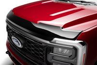 Thumbnail for AVS 23-24 Ford F-250 (Ex. Tremor) Aeroskin Low Profile Hood Shield - Smoke