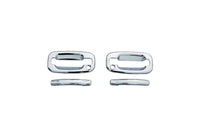 Thumbnail for AVS 07-13 Chevy Silverado 1500 Door Handle Covers (2 Door) 4pc Set - Chrome