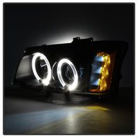 Thumbnail for Spyder Chevy Silverado 1500 03-06 Projector LED Halo LED Amber Reflctr Blk PRO-YD-CS03-AM-BK